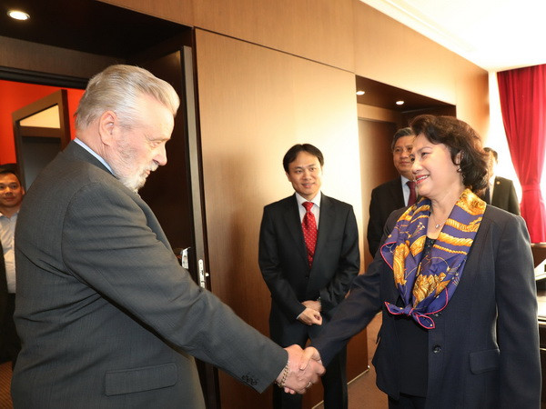 Chủ tịch Quốc hội tiếp Chủ tịch Hội hữu nghị Hungary-Việt Nam ảnh 1