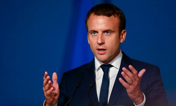 Tổng thống Pháp Emmanuel Macron. (Nguồn: AFP/Getty Images) Tổng thống Pháp Macron công bố dự luật mới chống khủng bố ảnh 1