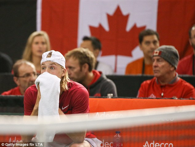 Tay vợt Canada tức giận đánh bóng làm bầm tím mắt trọng tài ảnh 3