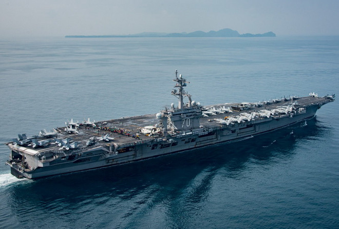 Tàu sân bay USS Carl Vinson sắp rời khu vực Bán đảo Triều Tiên ảnh 1