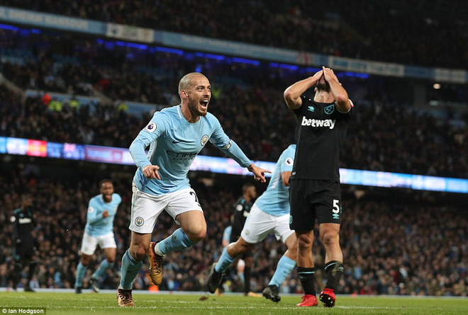 Hạ West Ham, Man City san bằng kỷ lục của Arsenal và Chelsea ảnh 2