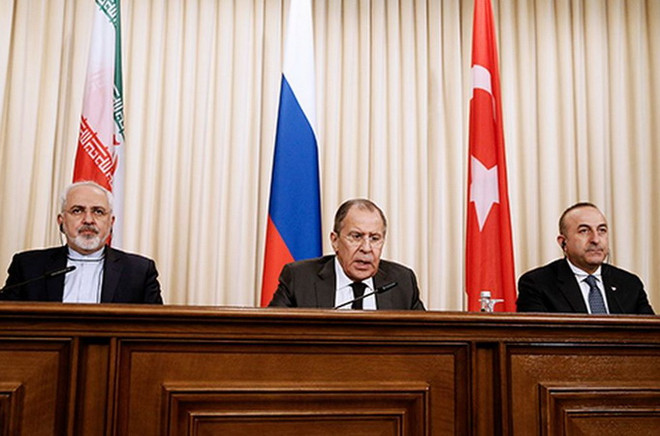 Ngoại trưởng Nga, Iran và Thổ Nhĩ Kỳ thảo luận về tình hình Syria ảnh 1