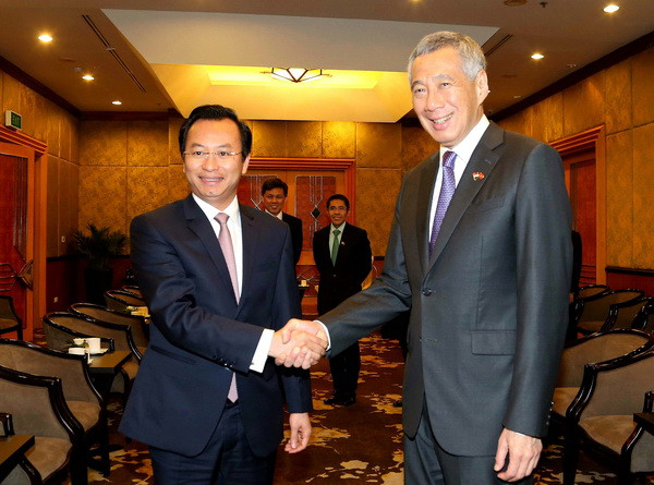 Thủ tướng Singapore Lý Hiển Long tiếp Bí thư Thành ủy Đà Nẵng ảnh 1