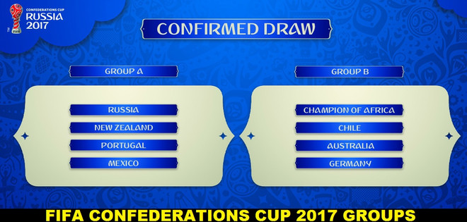 Các bảng đấu tại Confed Cup 2017. FIFA Confederations Cup: "Lời nguyền" ám ảnh các nhà vô địch ảnh 2