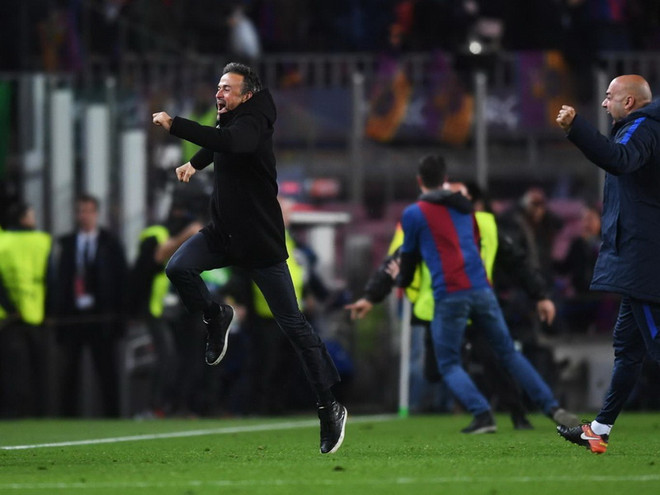 Enrique nói gì sau màn ngược dòng không tưởng của Barcelona? ảnh 1