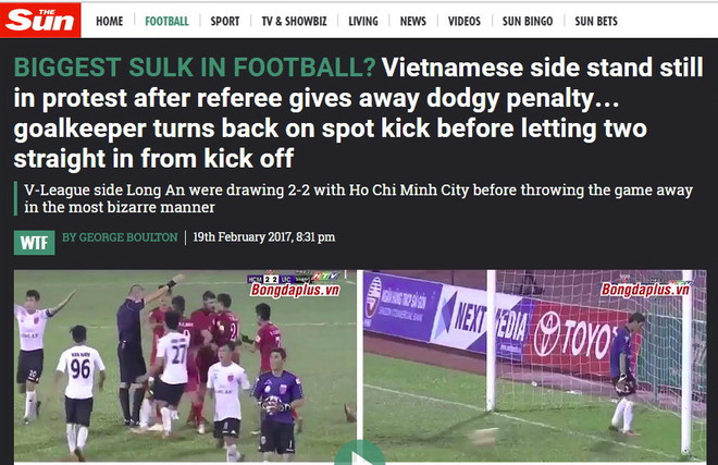 Truyền thông quốc tế sốc trước hành động của cầu thủ Long An ảnh 2