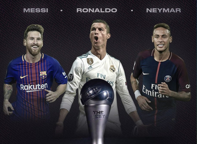 Ronaldo, Messi và Neymar tranh giải Cầu thủ xuất sắc nhất FIFA ảnh 1