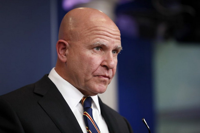 Cố vấn An ninh quốc gia Mỹ H.R.McMaster. (Nguồn: AP) Press TV: Mỹ và Israel họp kín, ngầm ký thỏa thuận chống lại Iran ảnh 1