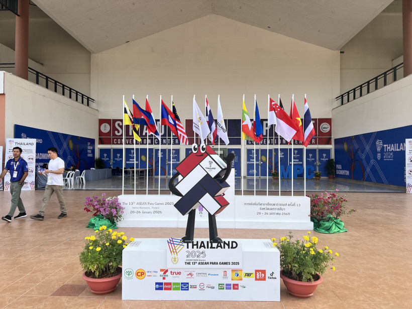 Đăng cai ASEAN Para Games 13 tạo cơ hội để khơi dậy tinh thần hiếu khách của người dân tỉnh Nakhon Ratchasima (Thái Lan). (Ảnh: Đỗ Sinh/TTXVN)