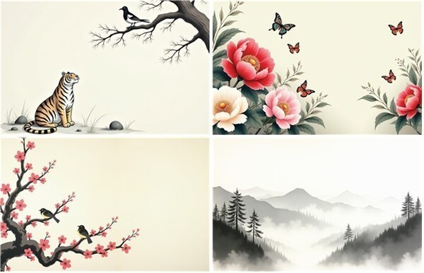 Hình ảnh tranh dân gian. (Nguồn: Yonhaps)