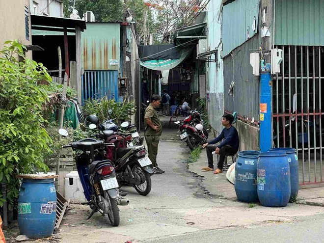Hiện trường vụ hai cô cháu tử vong nghi bị sát hại. (Nguồn: Báo Lao Động)