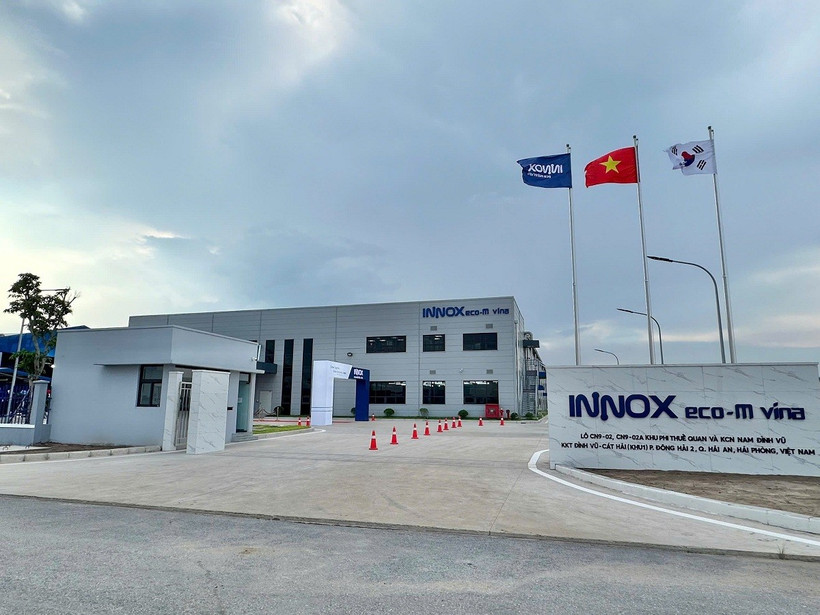 Toàn cảnh Dự án sản xuất SiO tại Việt Nam. (Ảnh: Hoàng Ngọc/TTXVN)