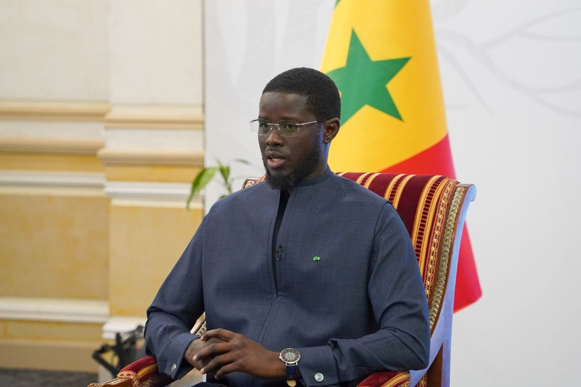 Tổng thống Senegal Bassirou Diomaye Faye. (Ảnh: THX/TTXVN)