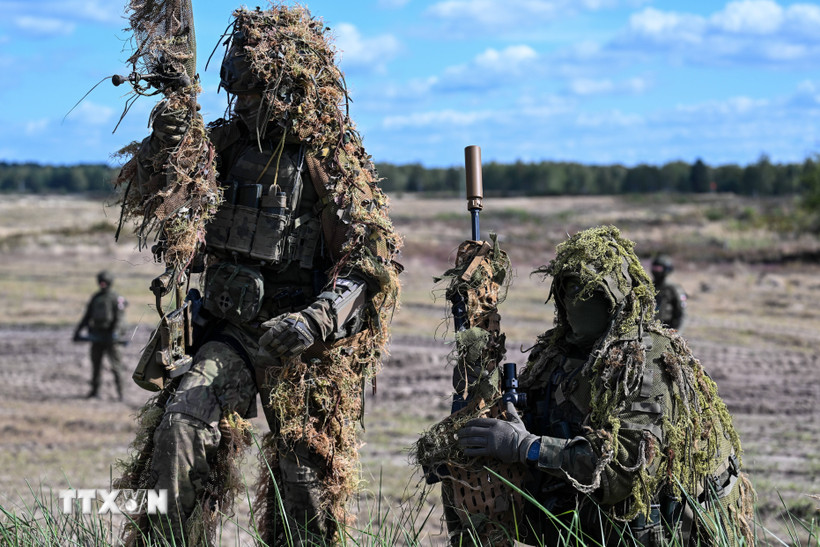 Binh sỹ Ba Lan. (Nguồn: AFP/TTXVN)