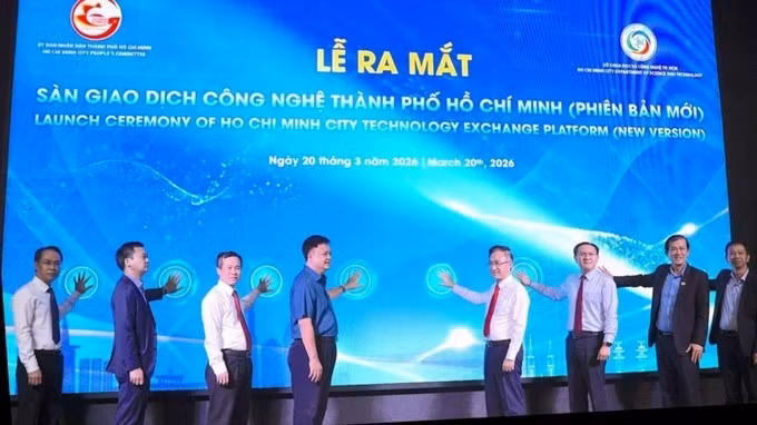 Sàn giao dịch công nghệ Thành phố Hồ Chí Minh. (Nguồn: SGGP)
