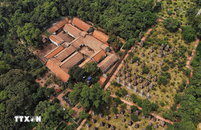 Toàn cảnh chùa Bổ Đà. (Ảnh: Danh Lam/TTXVN)