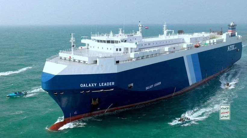 Tàu Galaxy Leader. (Nguồn: BBC)