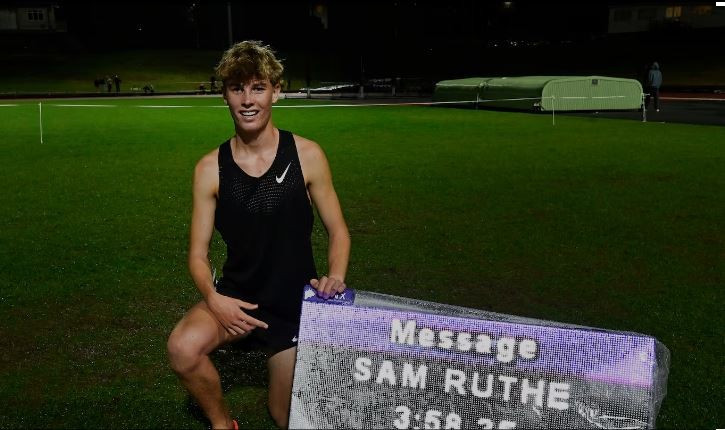 Vận động viên trẻ tuổi người New Zealand Sam Ruthe. (Nguồn: The Guardian)