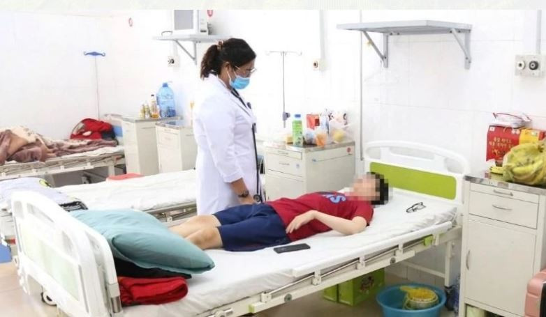 Các bệnh nhân đang điều trị tại Bệnh viện đa khoa vùng Tây Nguyên. (Nguồn: Nhân dân)