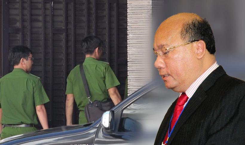 Cựu chủ tịch UBND tỉnh Bình Thuận Lê Tiến Phương bị đưa ra xét xử tại Hà Nội. (Nguồn: Internet)