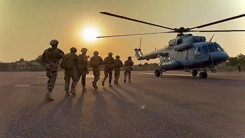 Lực lượng đặc nhiệm chung Ấn Độ-Ai Cập lần thứ ba mang tên CYCLONE-III. (Nguồn: PTI)