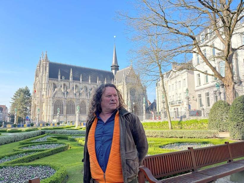 Nhà báo Alain Thomas. (Ảnh: Hương Giang/TTXVN)