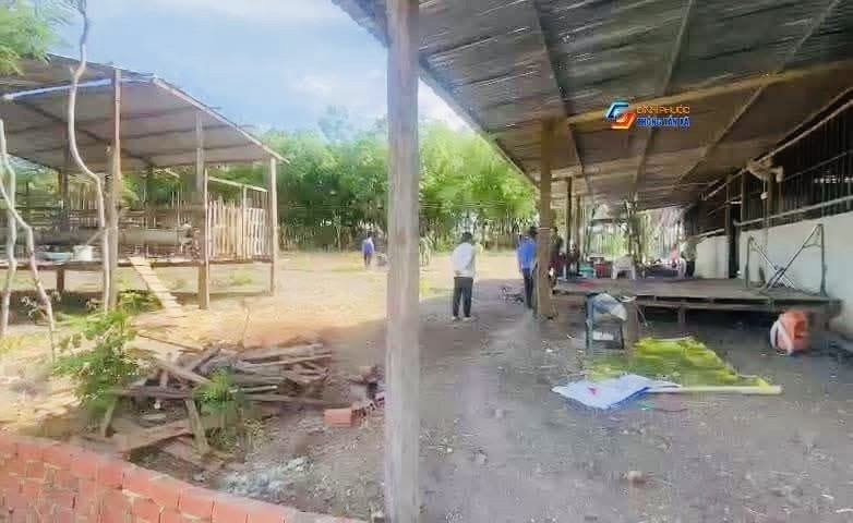 Hiện trường nơi xảy ra vụ án (Nguồn: Báo Bình Phước)