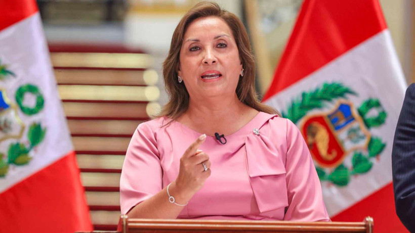 Tổng thống Dina Boluarte. (Nguồn: AFP)