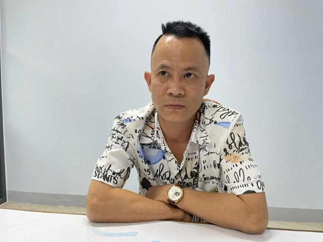 Đối tượng Nguyễn Trương Anh Tuấn cầm đầu đường dây môi giới mại dâm quy mô lớn trên Telegram. (Ảnh: Công an Đà Nẵng)