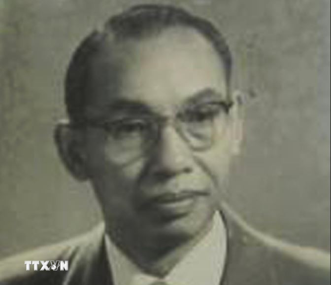 Chân dung liệt sỹ, nhà báo Bùi Đình Túy. (Ảnh: TTXVN phát)