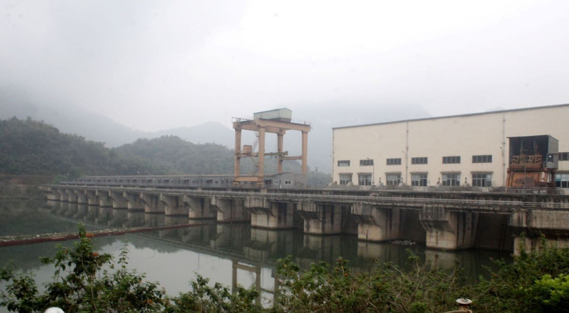 Công trình nhà máy thủy điện Bá Thước 1 tại huyện miền núi Bá Thước, Thanh Hóa luôn đảm bảo an toàn khi vận hành. (Ảnh: Nguyễn Nam/TTXVN)