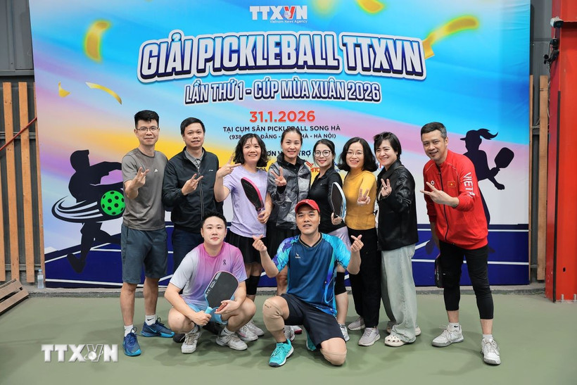 Giải Pickleball TTXVN lần thứ 1 - Dấu ấn mới trong phong trào thể thao nội bộ