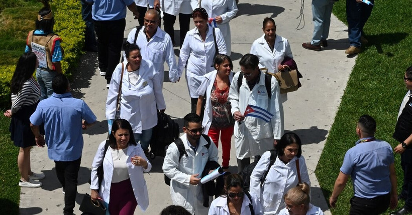 Bác sỹ Cuba.(AFP)