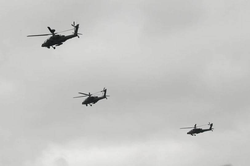 Các lực lượng tham gia cuộc tập trận Saber Strike 2024 của NATO tại Orzysz, miền Bắc Ba Lan ngày 22/4/2024. (Ảnh: PAP/TTXVN)