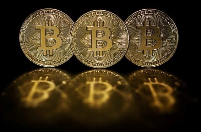 Hình ảnh minh họa đồng tiền điện tử Bitcoin. (Ảnh: REUTERS/TTXVN)