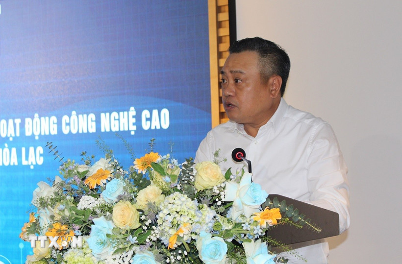 Chủ tịch Ủy ban nhân dân thành phố Hà Nội Trần Sỹ Thanh. (Ảnh: Nguyễn Thắng/TTXVN)