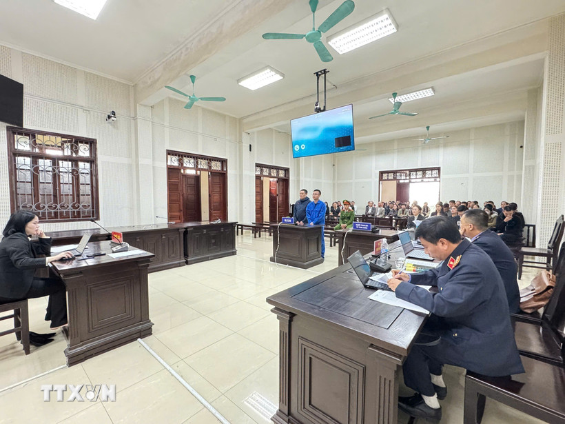 Quang cảnh phiên tòa xét xử ngày 30/1/2026. (Ảnh: TTXVN phát)