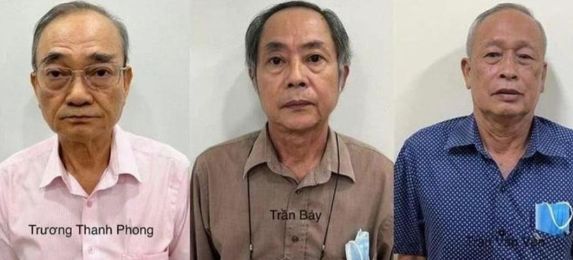 Các bị can thời điểm khởi tố. (Ảnh: Bộ Công an)