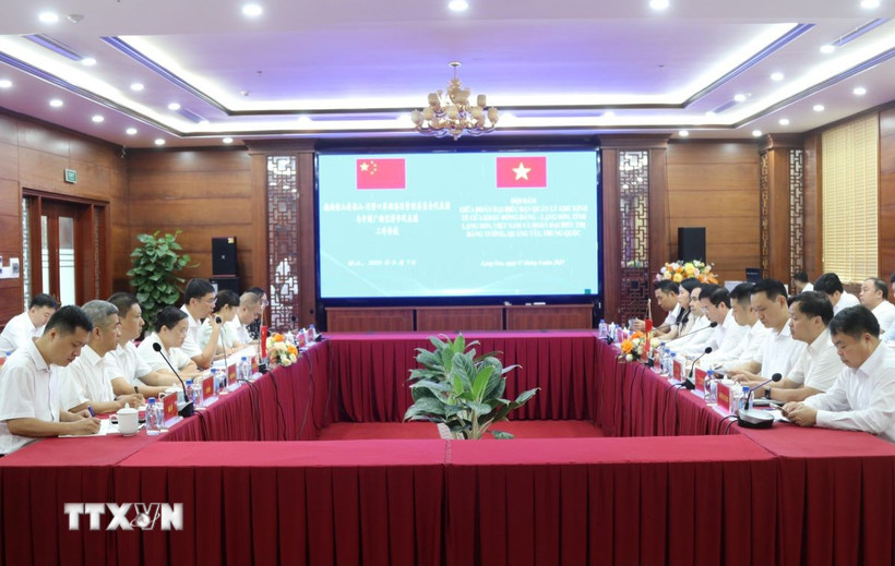 Quang cảnh Hội đàm. (Ảnh: Quang Duy/TTXVN)