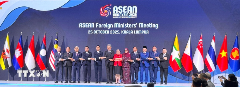 Các đại biểu tại Hội nghị Bộ trưởng Ngoại giao ASEAN. (Ảnh: Viên Luyến/TTXVN)