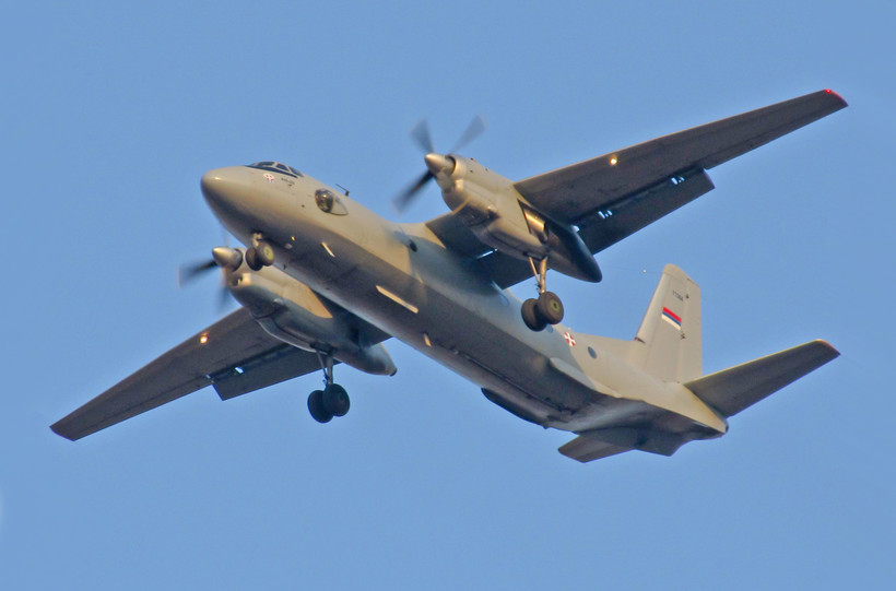 Máy bay quân sự Antonov-26 của Nga. (Nguồn: AP)