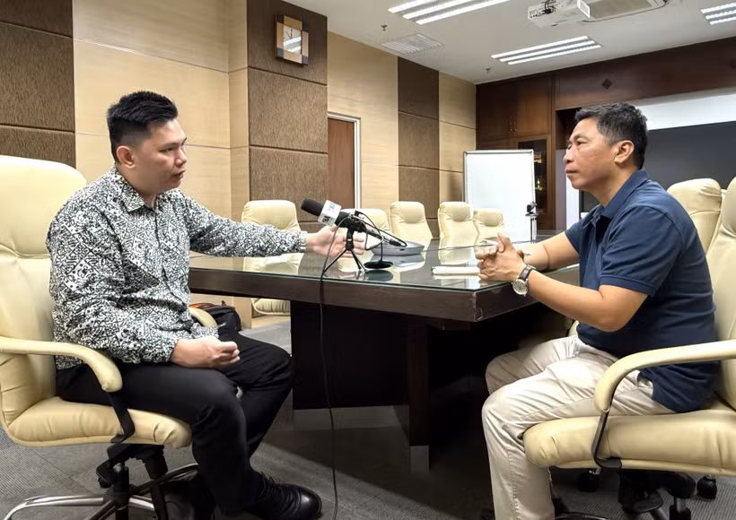 Nhà phân tích đối ngoại, an ninh và chiến lược thuộc Trường Đại học Malaya (Malaysia) Collins Chong Yew Keat trả lời phỏng vấn TTXVN tại Kuala Lumpur. (Ảnh: Thanh Bình/TTXVN)