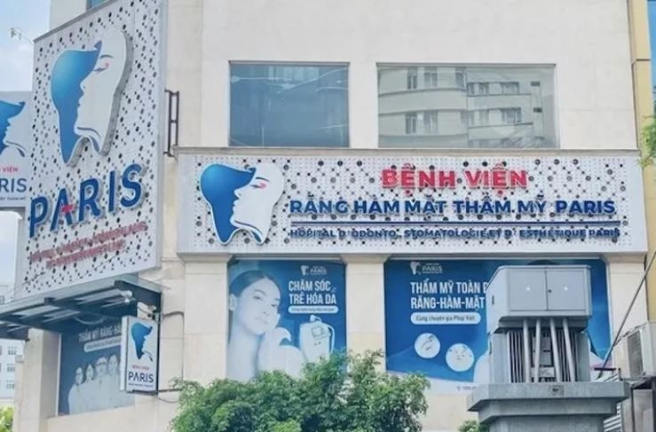Bệnh viện Thẩm mỹ Paris . (Ảnh: Sở Y tế TP Hồ Chí Minh)