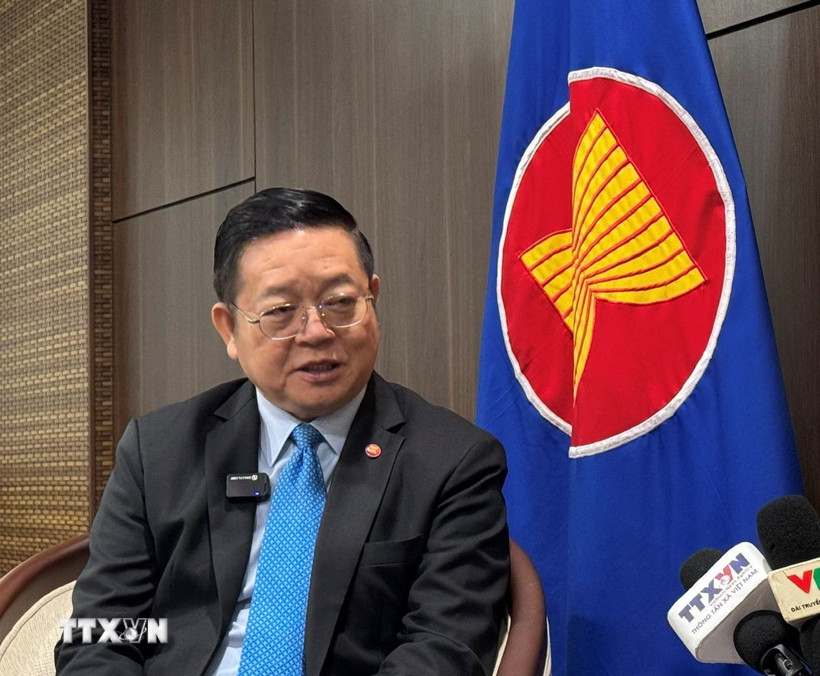 Tổng Thư ký ASEAN Kao Kim Hourn (Ảnh: Đỗ Quyên/TTXVN)