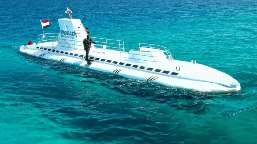 Một tàu ngầm của Sinbad Submarines được sử dụng ở Ai Cập, trong một bức ảnh tư liệu. (Nguồn: CNN)