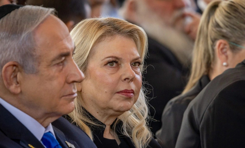 Thủ tướng Israel Benjamin Netanyahu và phu nhân tham dự một sự kiện hồi tháng 10 năm ngoái. (Nguồn: The Times of Israel)