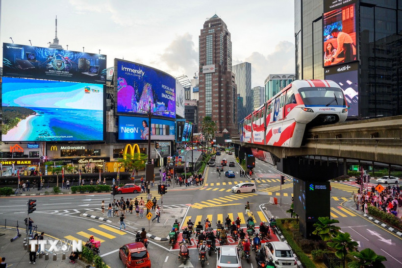 Quang cảnh Thủ đô Kuala Lumpur (Malaysia). (Ảnh: THX/TTXVN)