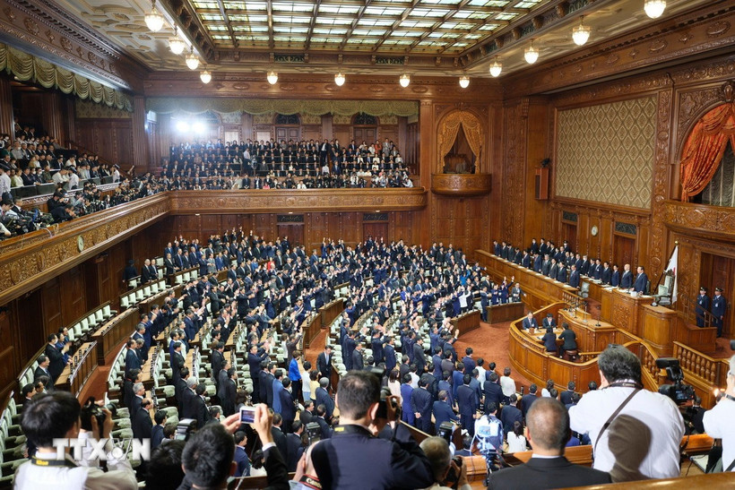 Một phiên họp Quốc hội Nhật Bản tại Thủ đô Tokyo. (Ảnh: THX/TTXVN)