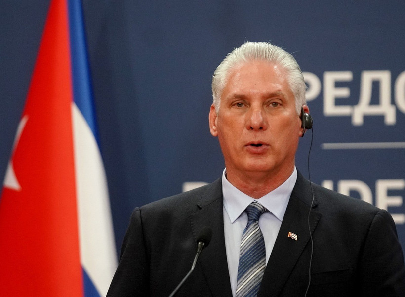 Chủ tịch Cuba Miguel Díaz-Canel. (Ảnh: AFP/TTXVN)