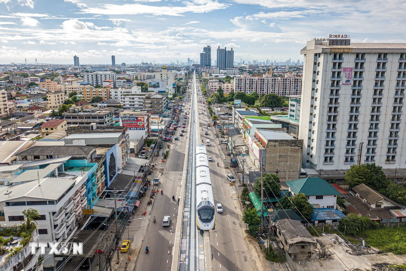 Quang cảnh Thủ đô Bangkok (Thái Lan). (Ảnh: THX/TTXVN)